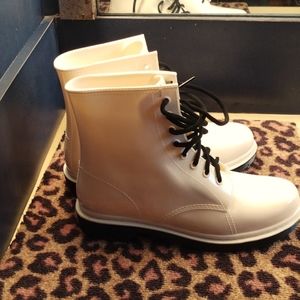 Circus by Sam Edelman rubber lace up boots